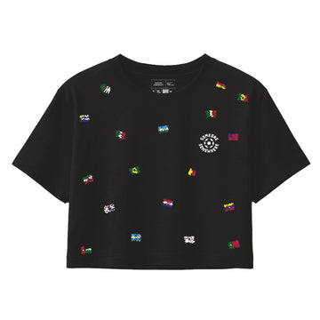 Playera Copa Confetti Negro-Mujer