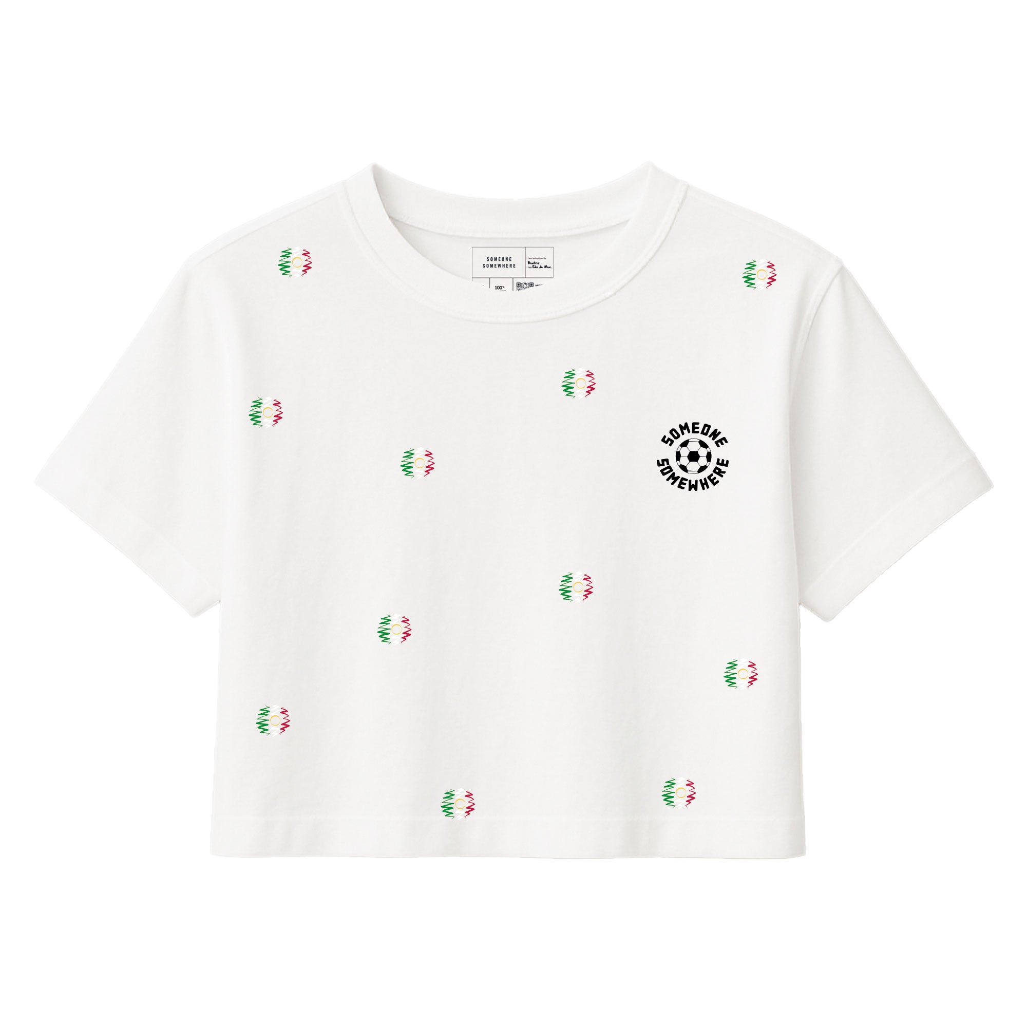Playera Copa Confetti Blanco - Mujer