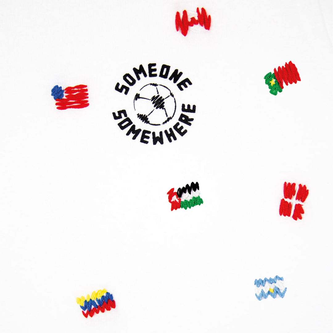 Playera Copa Confetti Blanco