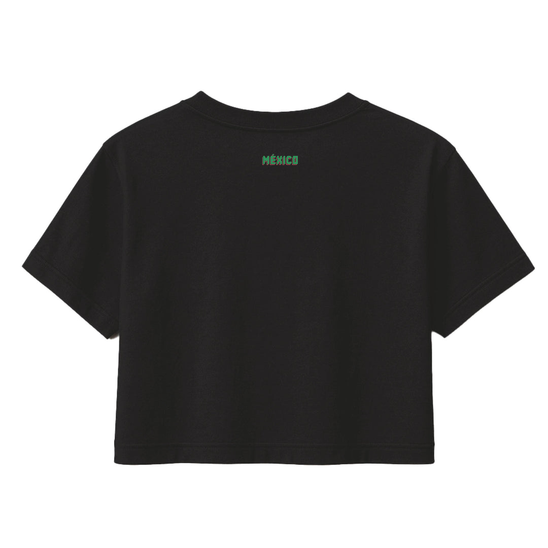 Playera Copa Confetti Negro-Mujer