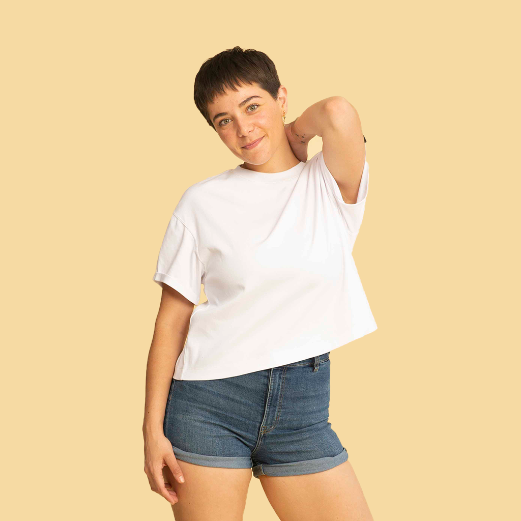 The Boxy Cut Blanco