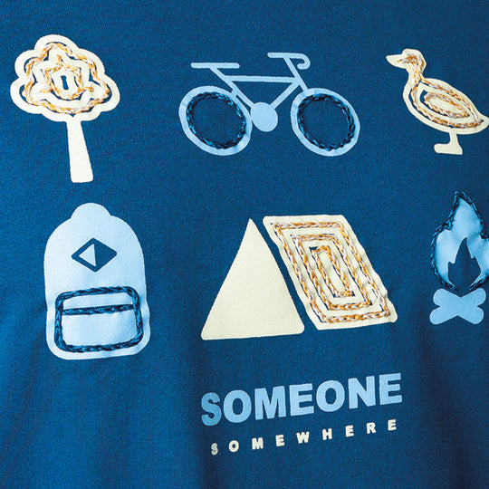 Playera Gráfica Campamento