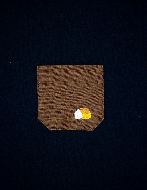 Playera Pocket Casa Negro