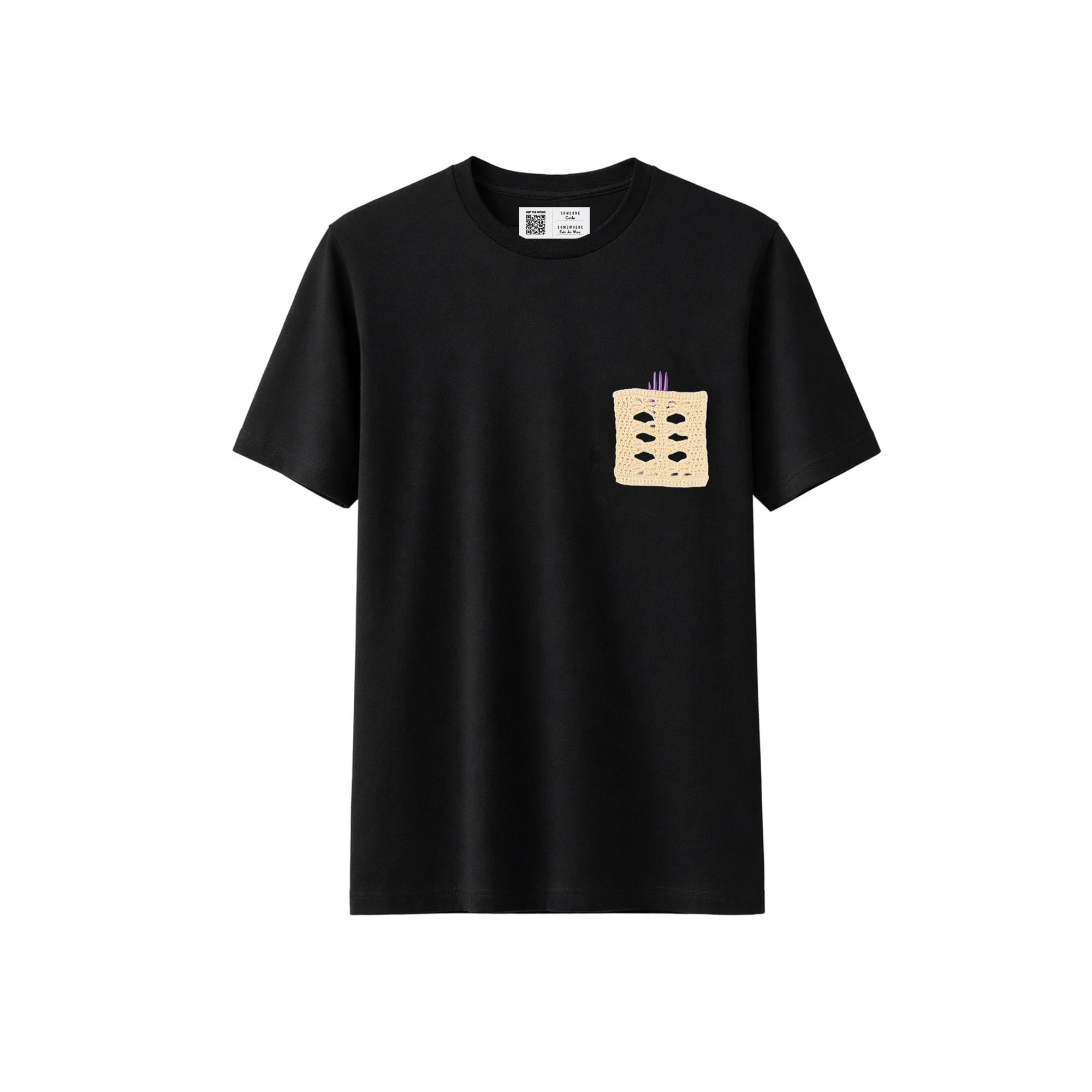 Playera Pocket Fuera de Lugar Negro