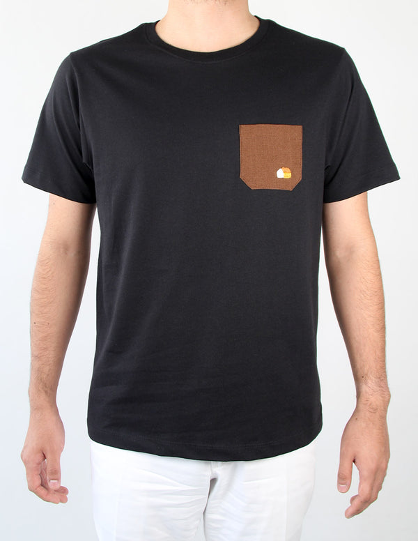 Playera Pocket Casa Negro
