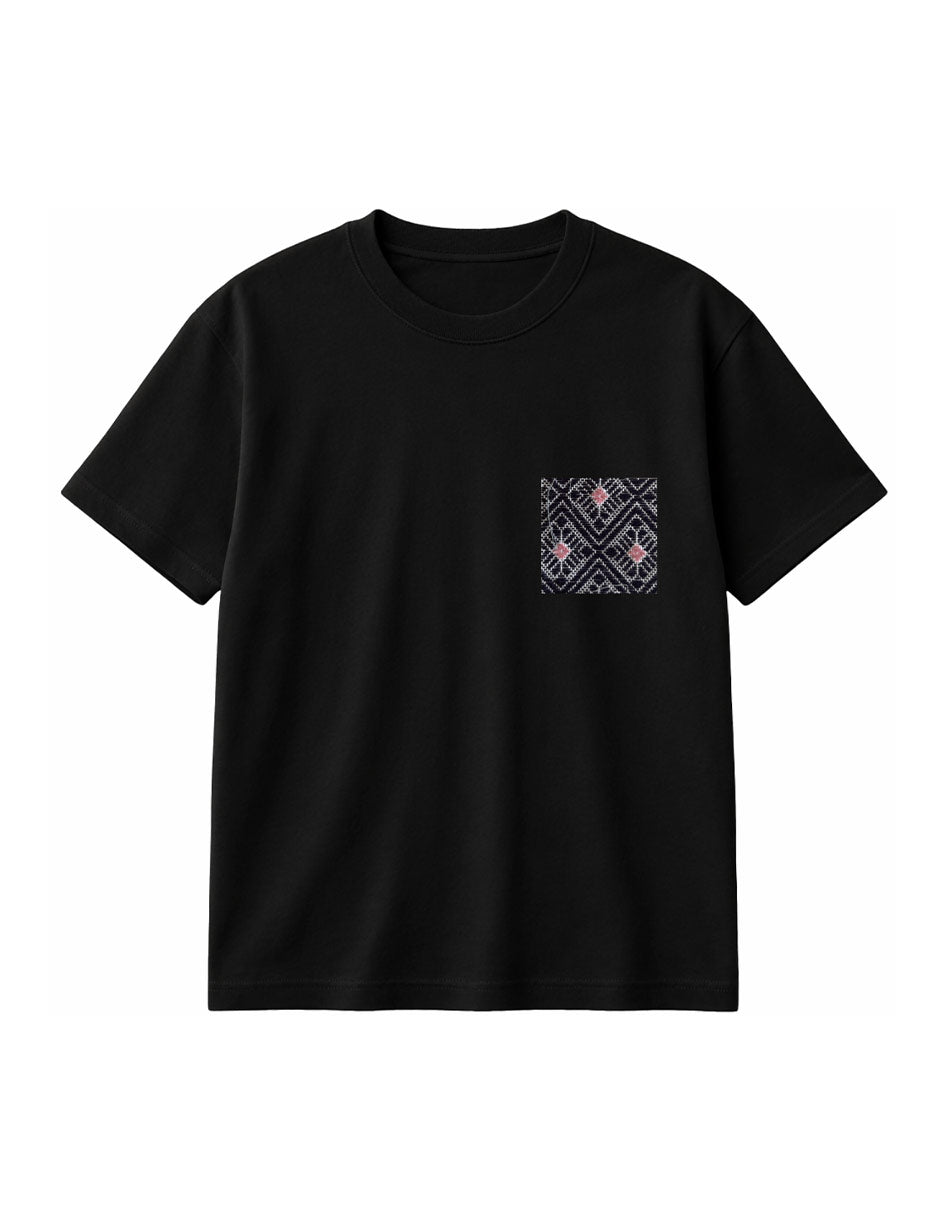 Playera Hombre Pocket Negra
