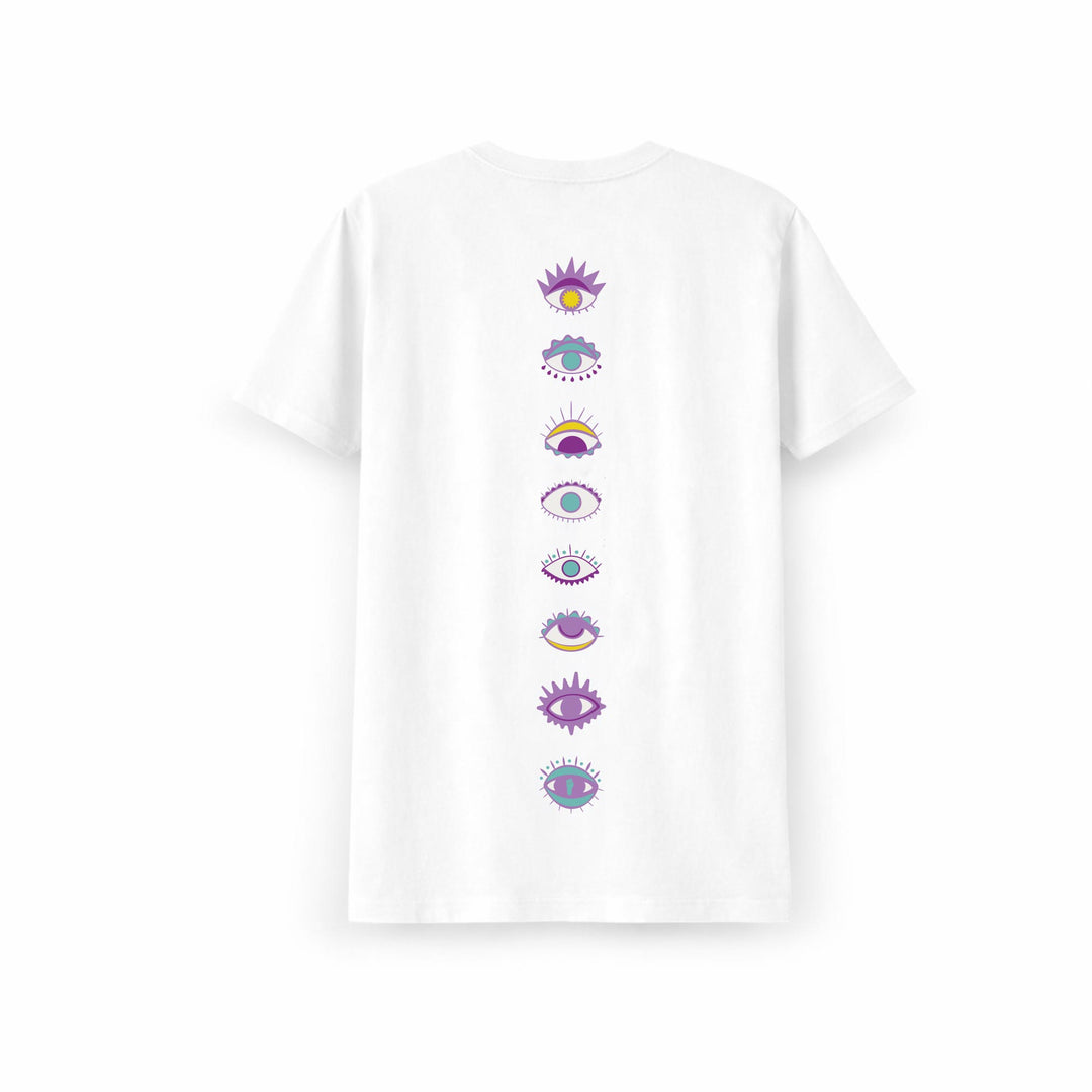 Playera Pocket Fuera de Lugar Blanco
