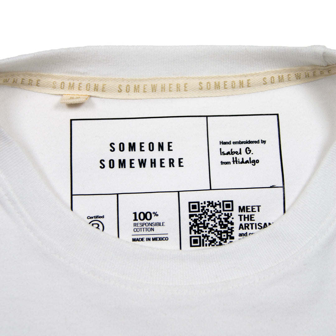 Playera Copa Confetti Blanco - Mujer