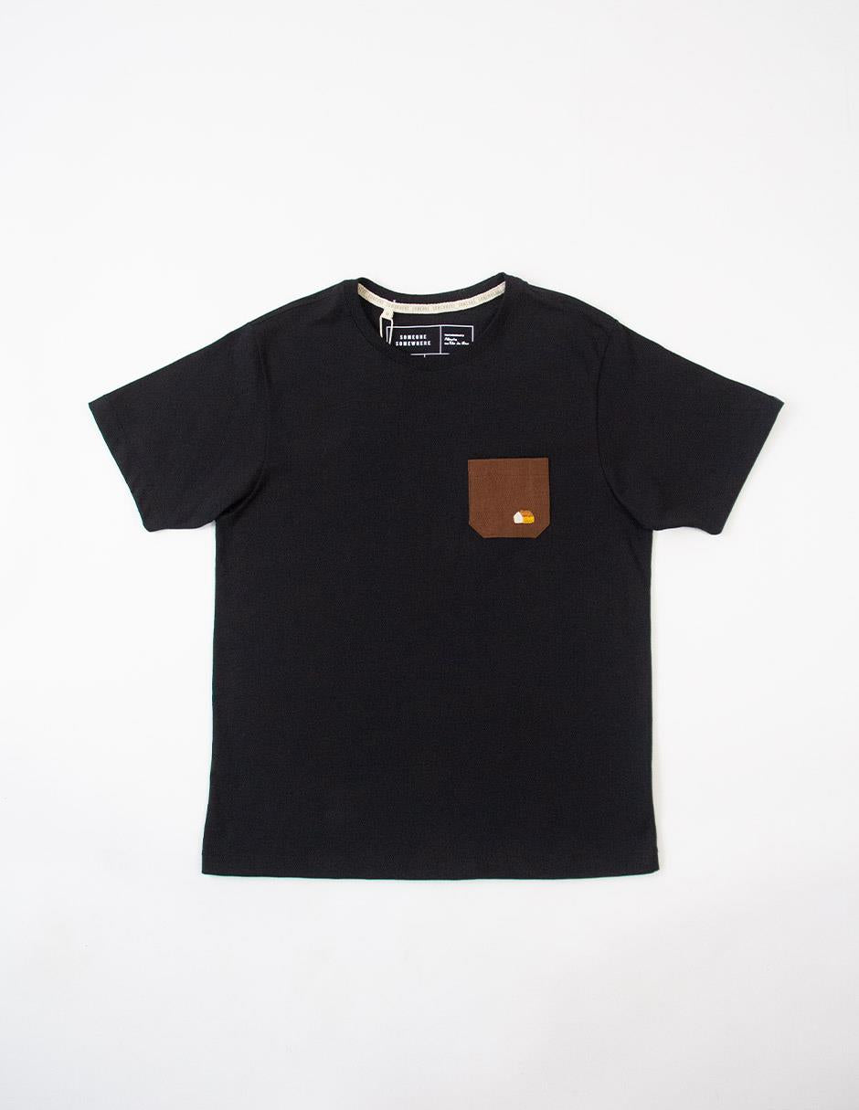 Playera Pocket Casa Negro